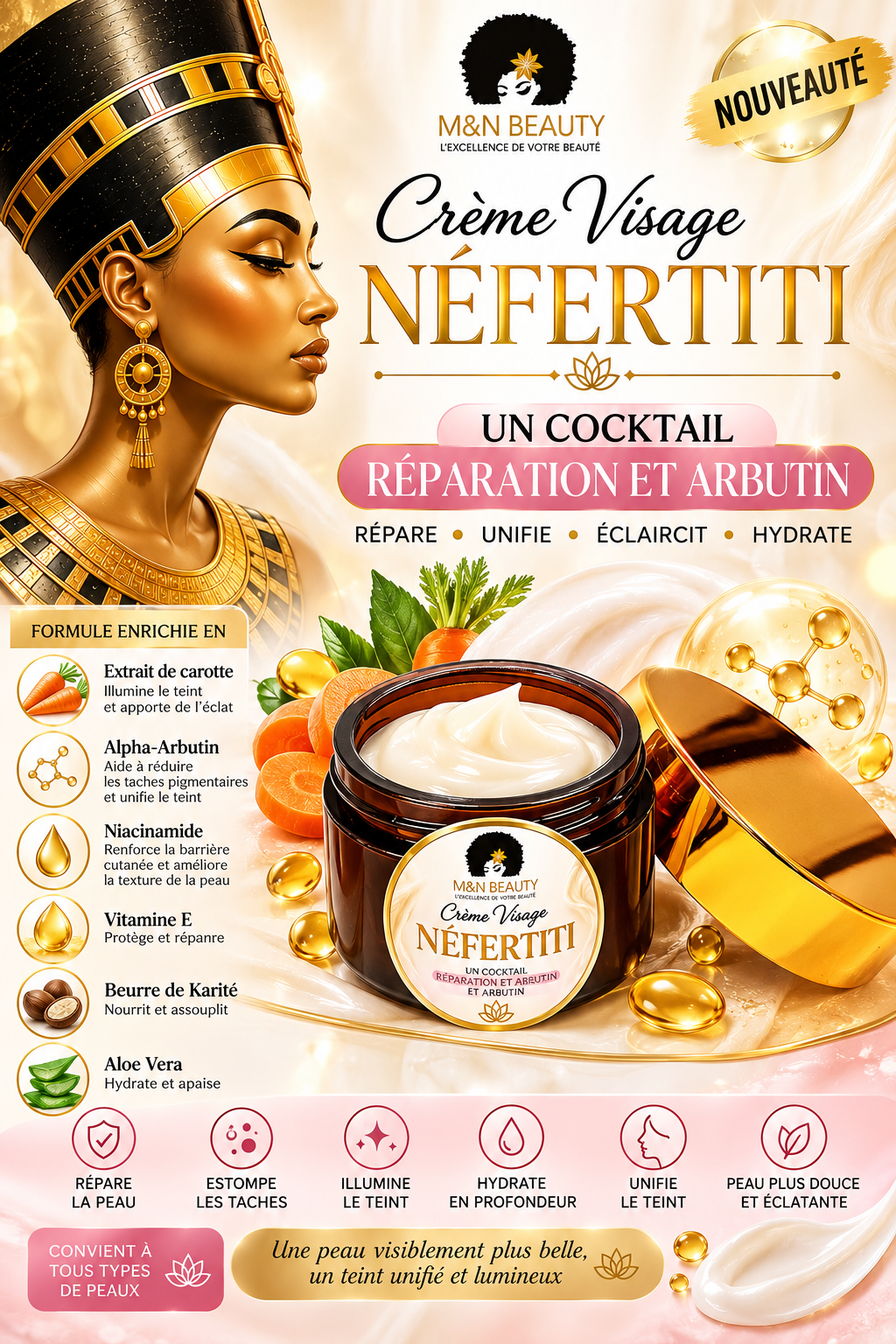 Crème visage – M&N BEAUTY